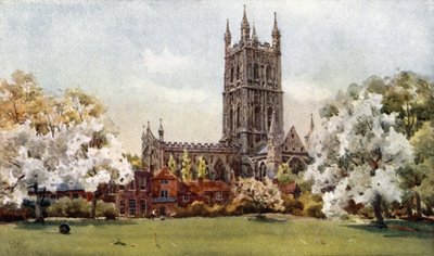 Gloucester do Paddock (cor litho) de William Wiehe Collins