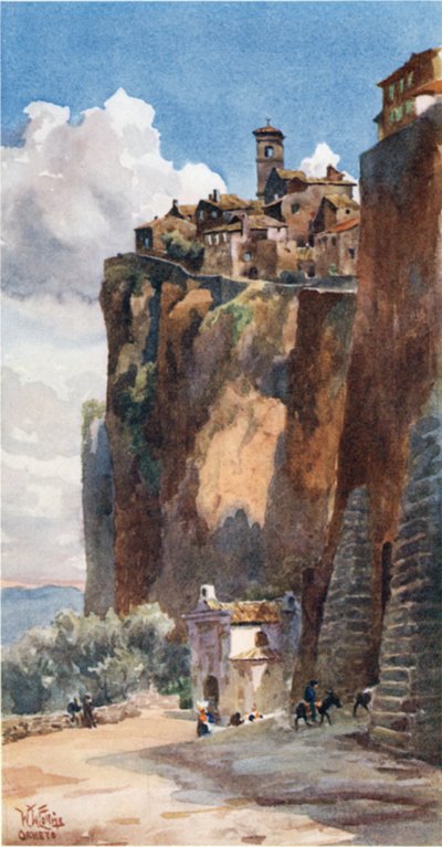 Orvieto. A Porta Maggiore (lito colorido) de William Wiehe Collins