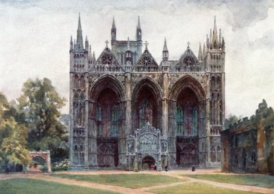 Peterborough, a Frente Oeste (lito a cores) de William Wiehe Collins