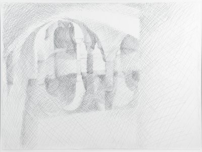Cripta inundada, San Zaccaria, Veneza, 2006 (lápis sobre papel) de William Wilkins