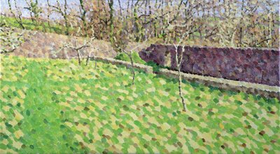 Orchard in Winter Sun, 2011 (óleo sobre tela) de William Wilkins
