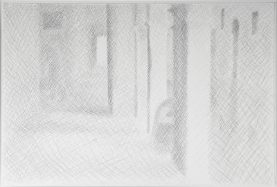Sotoportego Salviati, Veneza, 2009 (lápis sobre papel) de William Wilkins