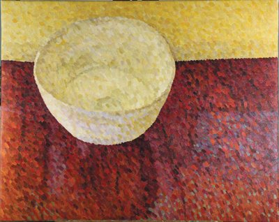 Still Life, Lucie Rie Bowl, 2013 (óleo sobre tela) de William Wilkins