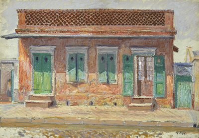 Casa na rua Dumaine, Nova Orleans, c.1904 de William Woodward