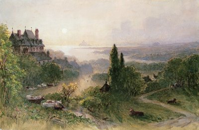 Paisagem com uma casa grande de William Wyld