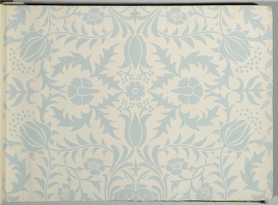 Livro de amostra de papel de parede, antes de 1917 (impressão) de William and Company Morris