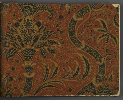 Livro de amostra de papel de parede, antes de 1917 (impressão) de William and Company Morris