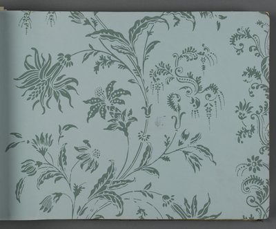 Livro de amostra de papel de parede, antes de 1917 (impressão) de William and Company Morris