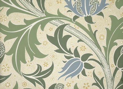 Livro de amostra de papel de parede, antes de 1917 (impressão) de William and Company Morris