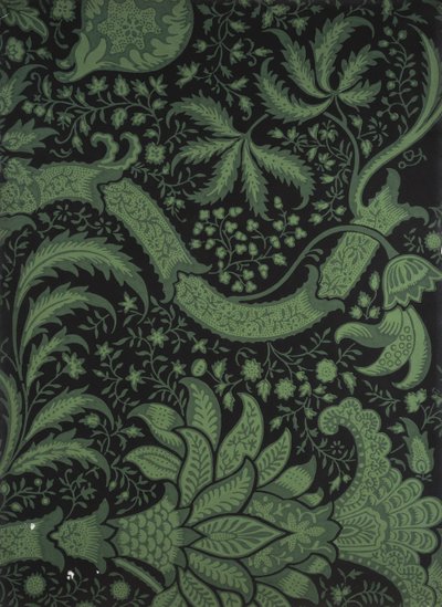 Livro de amostra de papel de parede, antes de 1917 (impressão) de William and Company Morris