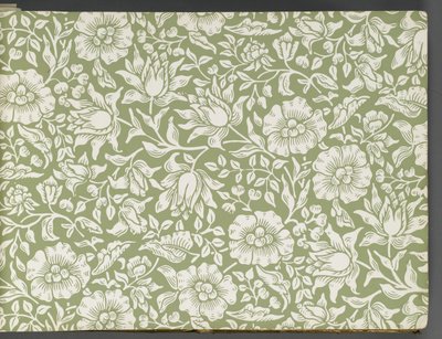 Livro de amostra de papel de parede, antes de 1917 (impressão) de William and Company Morris