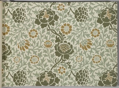Livro de amostra de papel de parede, antes de 1917 (impressão) de William and Company Morris