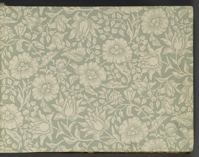 Livro de amostra de papel de parede, antes de 1917 (impressão) de William and Company Morris
