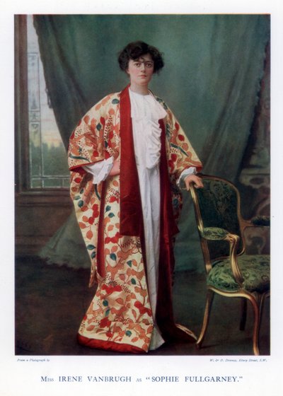 Dame Irene Vanbrugh, atriz inglesa, 1901 de William and Daniel Downey