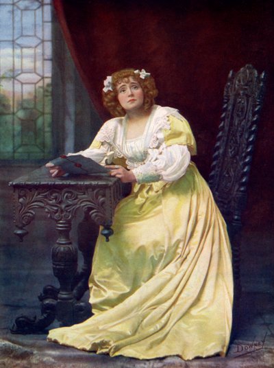 Eva Moore 1870-1955, atriz inglesa, 1899-1900. de William and Daniel Downey