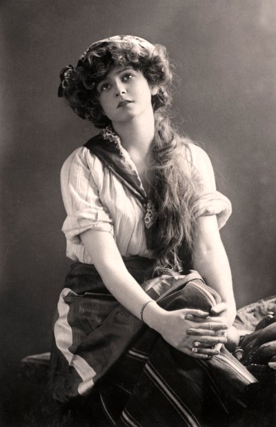 Gabrielle Ray 1883-1973, atriz inglesa, início do século XX. de William and Daniel Downey