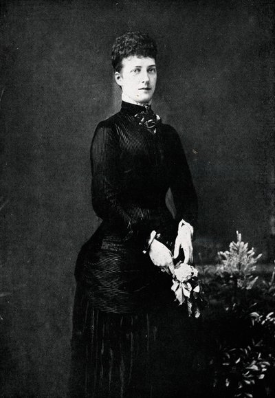 Rainha Alexandra no ano de seu casamento de prata, 1888 1911 de William and Daniel Downey