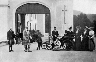 Os czares visitam Balmoral, 1896. de William and Daniel Downey