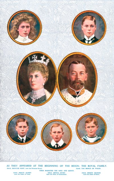 A família real, c1935 de William and Daniel Downey