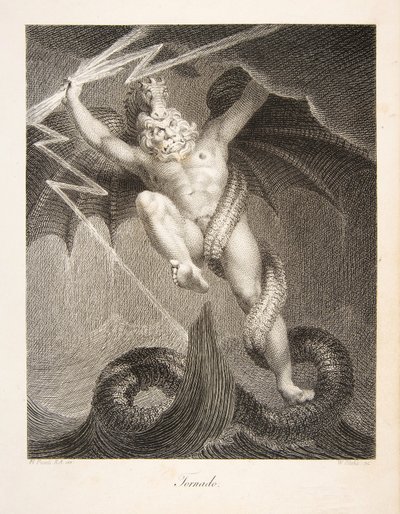 Tornado, pub. 1795 (engraving) de William and Fuseli Henry Blake