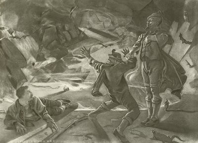 A proteção, ato II última cena (gravura) de William de Leftwich Dodge