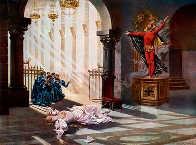 Faust, cena do ato IV de William de Leftwich Dodge