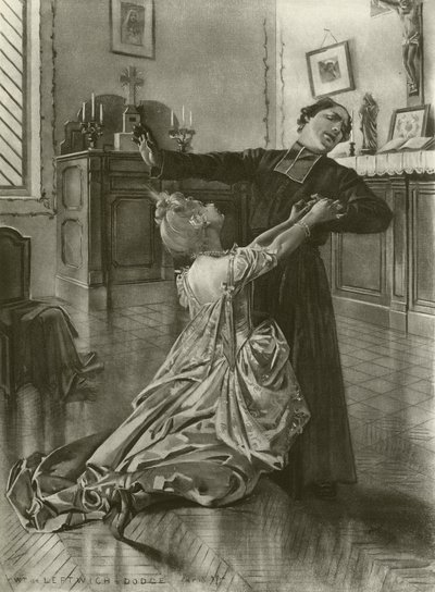 Manon, ato III cena iii (gravura) de William de Leftwich Dodge