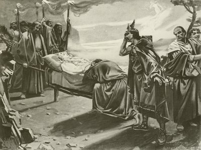 Tannhauser, Ato III última cena (gravura) de William de Leftwich Dodge