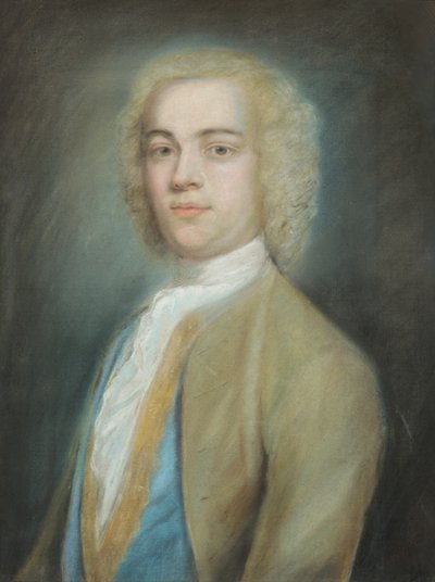 Retrato de um cavalheiro (desenho a pastel) de William of Bath (circle of) Hoare