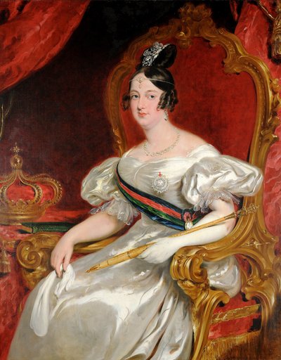 Retrato de D. Maria II, Rainha de Portugal de Willian Simpson