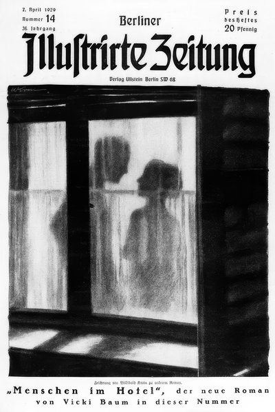 V.Baum - pessoas no hotel - Titelillustr. de Willibald Krain