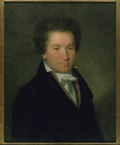 Retrato de Ludwig van Beethoven, 1815. de Willibrord Josef Maehler