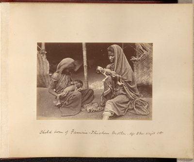 Criança nascida de mãe atingida pela fome - Idade: 3 meses, Peso: 3 lbs. de Willoughby Wallace Hooper
