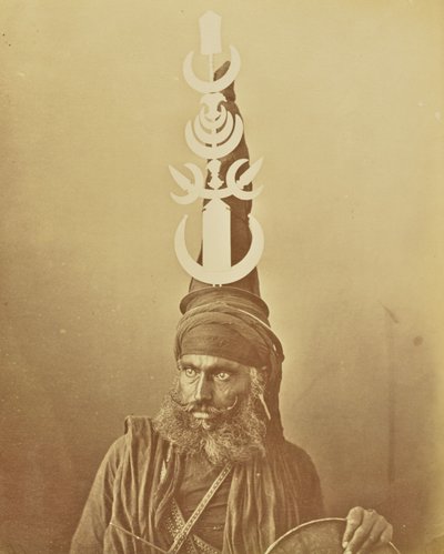 [Retrato de um Nihang ou de um Akali] de Willoughby Wallace Hooper