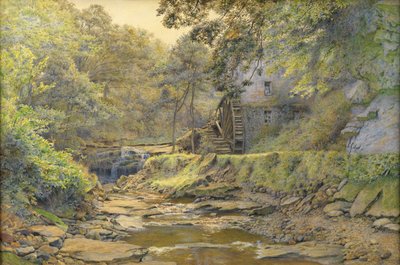 Um moinho de Yorkshire, 1886 de Wilmot Pilsbury