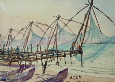 608 Redes de pesca, Fort Cochin de Wilson Clive