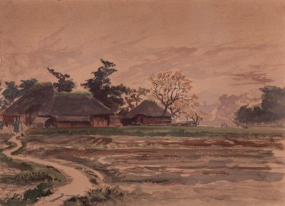 Paisagem com casas. de Winckworth Allan Gay