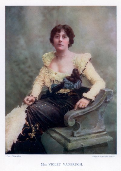 Violet Vanbrugh, atriz inglesa, 1901. de Window and Grove