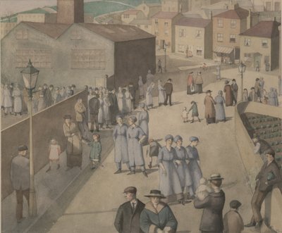 Deixando as obras de munições de Winifred Knights