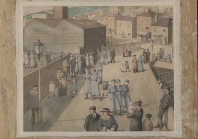 Deixando as obras de munições de Winifred Knights