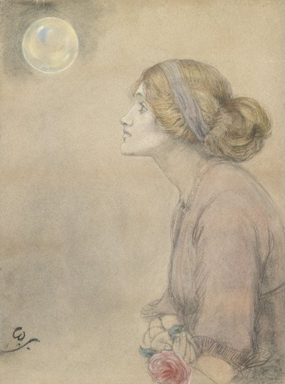 Gertrude Sandys (pastel sobre papel) de Winifred Sandys