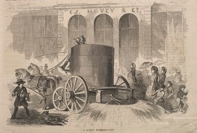 Um carro de rega de Boston de Winslow Homer