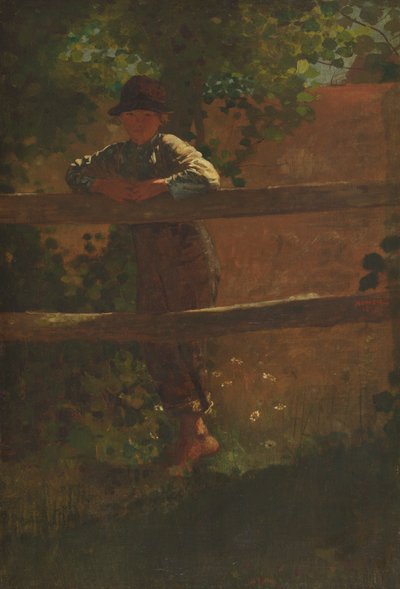 Um rapaz do campo de Winslow Homer