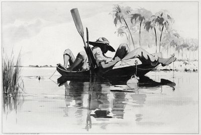 Um partido de pesca, 1890. de Winslow Homer