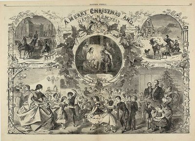 Um Feliz Natal e um Próspero Ano Novo de Winslow Homer