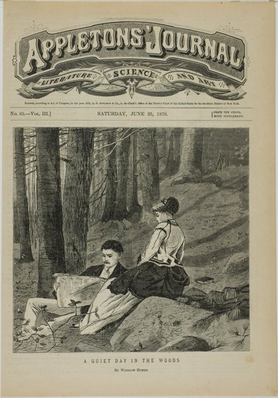 Um dia tranquilo no bosque de Winslow Homer