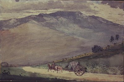 Um Volante em uma Estrada de Montanha, Cuba de Winslow Homer