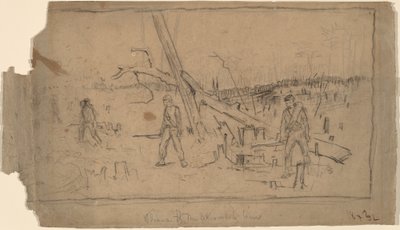 Advance of the Skirmish Line, 1864. de Winslow Homer