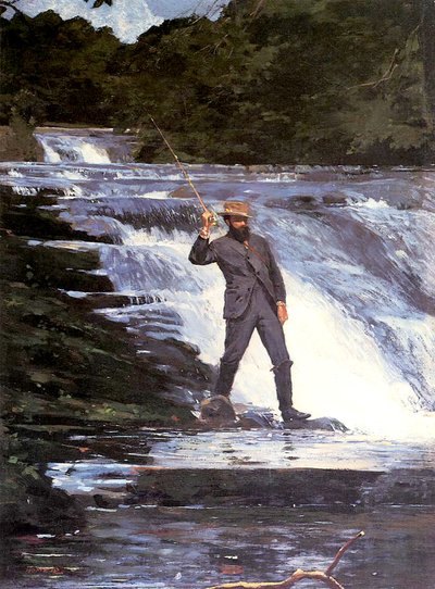 Um pescador, 1874 de Winslow Homer