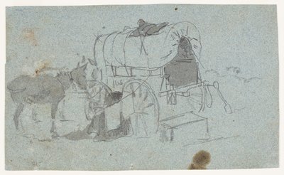 Carroça e mula do exército de Winslow Homer